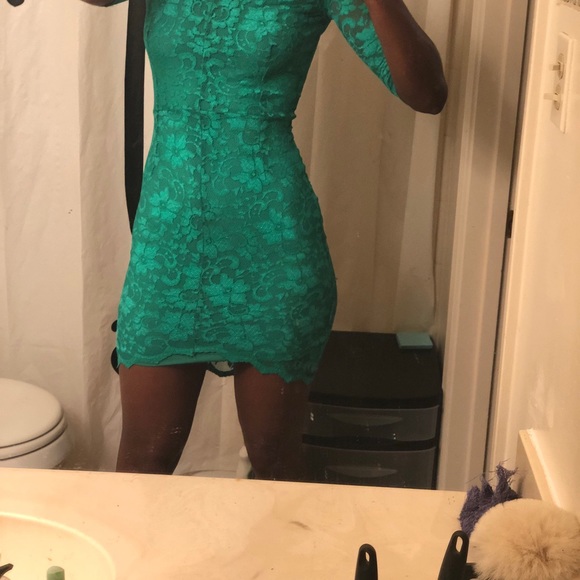 Green Bebe dress! Must go! - Picture 3 of 3